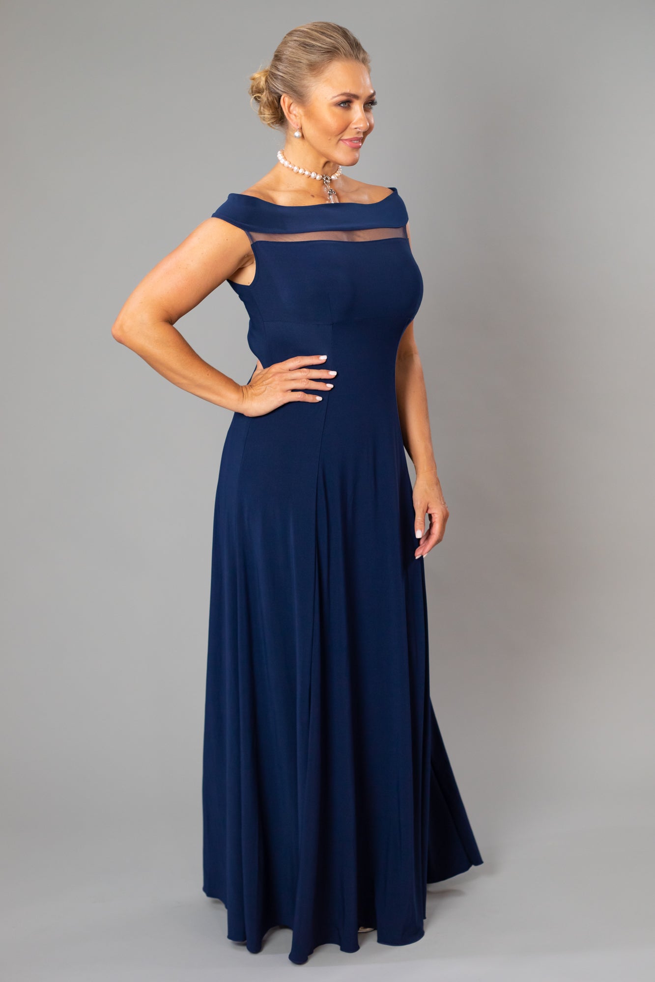 mother of the bride dress navy